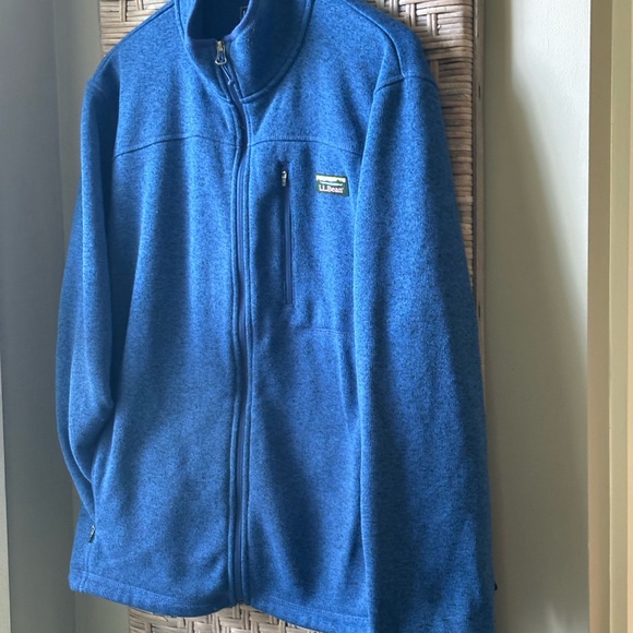 Men’s LL Bean Full Zip Sweater Fleece - Size XL - Blue - Picture 5 of 10